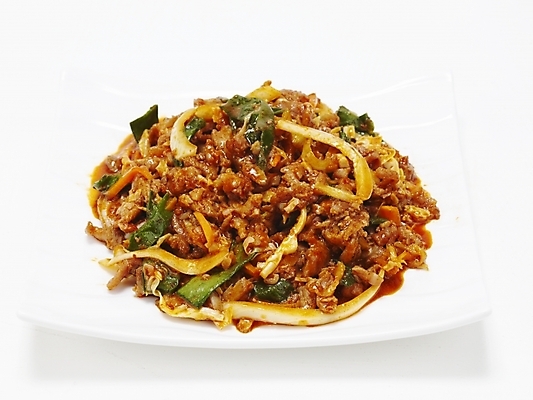 포토 JPG 스튜디오촬영 그릇 접시 한식 음식 한국 요리 누끼 사람없음 안주 볶음 야식 오돌뼈 국내포토 식기 아시아 뼈 실내 파일형식