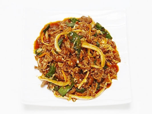 포토 JPG 스튜디오촬영 그릇 접시 한식 음식 한국 요리 누끼 사람없음 안주 볶음 야식 오돌뼈 국내포토 식기 아시아 뼈 실내 파일형식