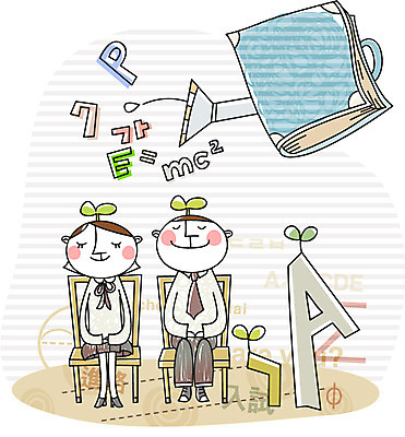 EPS 여자 교육 남자 일러스트 홍보캐릭터 중학생 청소년 고등학생 사람 두명 라이프 10대 책 스쿨라이프 새싹 물뿌리개 교양 수학기호 십대만 국내일러스트 일러캐릭터 식물 캐릭터 학생 라이프스타일 기호 학교 생활 파일형식 벡터