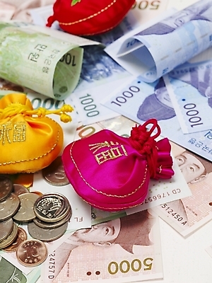 포토 JPG 스튜디오촬영 한국전통 지폐 돈 장신구 복주머니 실내 사람없음 금융 경제 동전 전통의상 오브젝트 국내포토 전통 전통소품 한국 내부 재산 파일형식