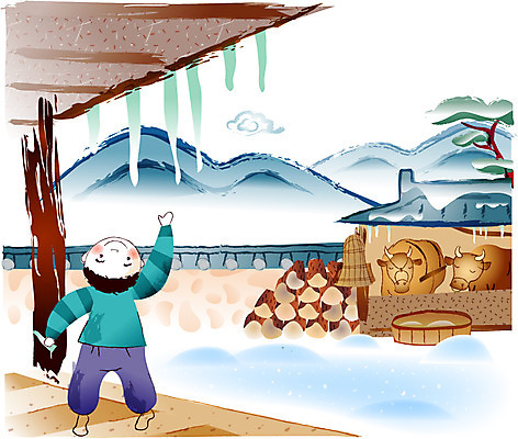 EPS 주간 한국전통 명절 남자 초등학생 어린이 일러스트 새해 산 한옥 한명 사람 소년 야외 설날 쌓기 여러개 소나무 대청 한복 장작 고드름 외양간 남자만 남자한명만 어린이만 소년만 소년한명만 국내일러스트 자연요소 나무 1 학생 전통 기념일 다수 고건축 모션 한국 얼음 전통의상 파일형식 벡터