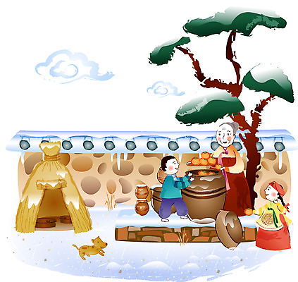 EPS 주간 한국전통 여자 명절 남자 일러스트 새해 기와집 사람 야외 세명 담장 설날 소나무 항아리 강아지 한복 홍시 국내일러스트 자연요소 나무 전통 기념일 한옥 한국 감 반려동물 도자기 개 전통의상 파일형식 벡터