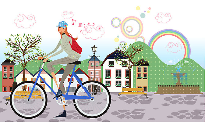 EPS 주간 나무 여자 유럽 외국문화 여행 무지개 벤치 일러스트 휴가 휴식 거리 한명 사람 20대 성인 취미 야외 건물 라이프 마을 자전거 자유 분수 안식처 분수_분수대 여자만 여자한명만 성인여자만 청년만 청년여자만 성인한명만 청년여자한명만 성인여자한명만 성인만 국내일러스트 자연요소 식물 1 건축물 나라 문화 컨셉 의자 청년 생활 바이크 분수대 파일형식 벡터