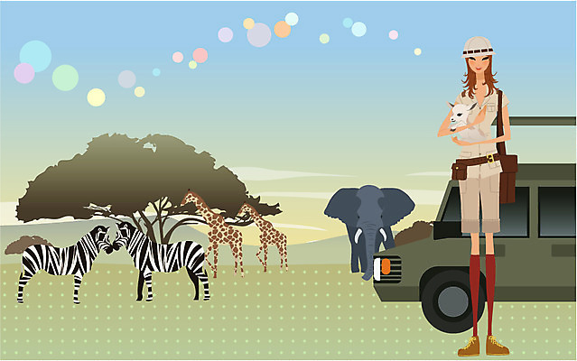 EPS 주간 나무 여자 외국문화 여행 일러스트 아프리카 자동차 휴가 휴식 코끼리 한명 사람 초원 20대 성인 취미 야외 라이프 자유 탐험 도전 기린 사파리 영양 얼룩말 안식처 영양_동물 여자만 여자한명만 성인여자만 청년만 청년여자만 성인한명만 청년여자한명만 성인여자한명만 성인만 국내일러스트 자연요소 식물 동물 1 나라 문화 육상교통 컨셉 포유류 청년 생활 말_동물 파일형식 벡터