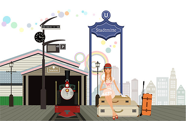 EPS 주간 공공시설 여자 여행 가로등 일러스트 휴가 휴식 알림판 한명 사람 20대 성인 취미 야외 건물 라이프 기차 자유 도시 역 기차역 유럽여행 기차여행 안식처 증기기관차 여자만 여자한명만 성인여자만 청년만 청년여자만 성인한명만 청년여자한명만 성인여자한명만 성인만 국내일러스트 자연요소 1 건축물 육상교통 해외여행 컨셉 교통시설 대중교통 청년 생활 시설 파일형식 벡터