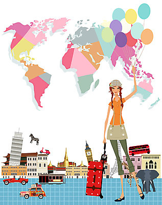 EPS 주간 여자 여행 세계지도 일러스트 자동차 휴가 휴식 코끼리 한명 사람 20대 성인 취미 야외 건물 라이프 세계문화유산 자유 세계여행 에펠탑 이탈리아문화 피사의사탑 얼룩말 풍선 런던탑 안식처 천안문 여자만 여자한명만 성인여자만 청년만 청년여자만 성인한명만 청년여자한명만 성인여자한명만 성인만 국내일러스트 자연요소 1 건축물 육상교통 컨셉 지도 포유류 청년 생활 세계 탑 이탈리아 문화재 말_동물 런던 베이징 파리 랜드마크 유럽문화 파일형식 벡터
