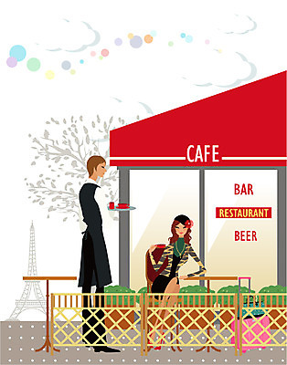 EPS 주간 여자 남자 여행 의자 일러스트 탁자 휴가 휴식 사람 취미 야외 두명 라이프 여행가방 카페 자유 프랑스 에펠탑 웨이터 노천카페 파리_프랑스 안식처 상업시설 국내일러스트 자연요소 직업 유럽 가구 컨셉 가방 생활 상점 시설 상업 파리 랜드마크 파일형식 벡터