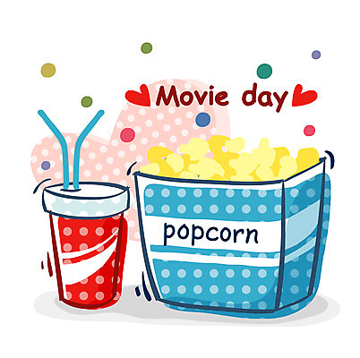 EPS 아이콘 기념일 음식 디저트 큐티아이콘 사람없음 콜라 팝콘 무비데이 2D아이콘 데이이벤트 이벤트 탄산음료 파일형식 벡터