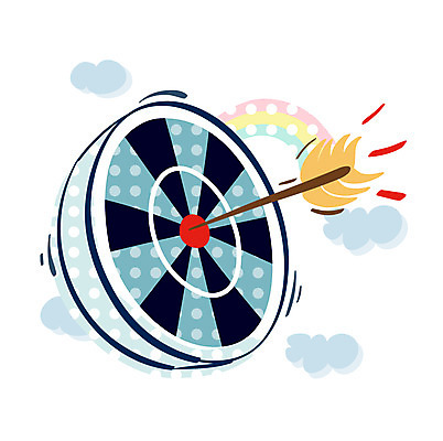 EPS 아이콘 교육 스포츠용품 화살 큐티아이콘 사람없음 과녁판 2D아이콘 스포츠 오브젝트 파일형식 벡터