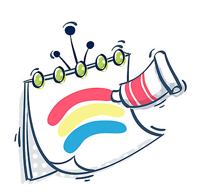 EPS 아이콘 교육 컬러 백그라운드 큐티아이콘 미술 사람없음 물감 색칠 스케치북 2D아이콘 문화예술 학용품 미술도구 파일형식 벡터