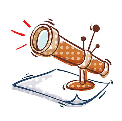 EPS 아이콘 교육 과학 큐티아이콘 실험기구 사람없음 망원경 2D아이콘 파일형식 벡터