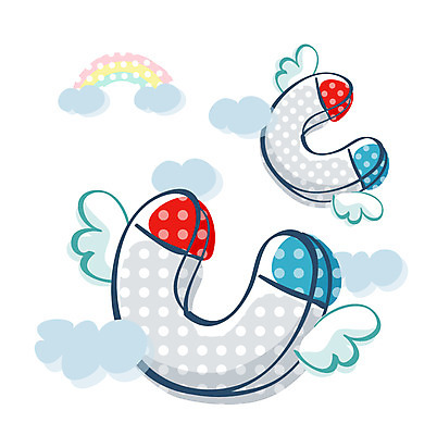 EPS 구름 아이콘 교육 무지개 큐티아이콘 사람없음 오브젝트 자석 2D아이콘 자연요소 파일형식 벡터