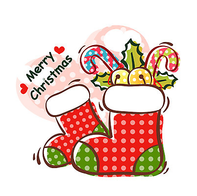 EPS 아이콘 기념일 크리스마스장식 크리스마스 크리스마스용품 양말 큐티아이콘 사람없음 오브젝트 2D아이콘 이벤트 용품 파일형식 벡터