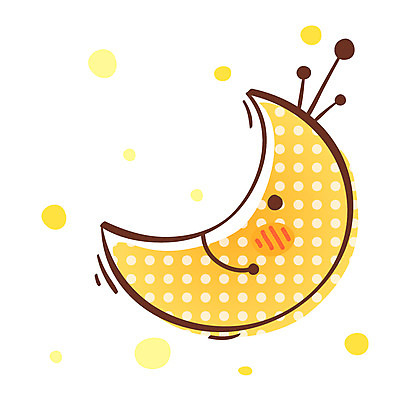 EPS 자연요소 아이콘 캐릭터 자연 날씨 큐티아이콘 사람없음 달 초승달 2D아이콘 생태계 파일형식 벡터