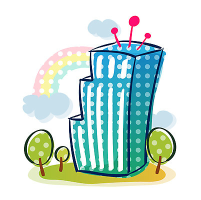 EPS 나무 아이콘 시설물 현대건축 건축 무지개 비즈니스 큐티아이콘 빌딩 사람없음 건물 2D아이콘 자연요소 식물 건축물 파일형식 벡터