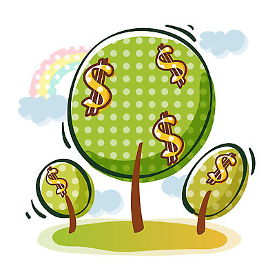 EPS 나무 식물 아이콘 돈 비즈니스 큐티아이콘 사람없음 금융 경제 2D아이콘 재산 파일형식 벡터