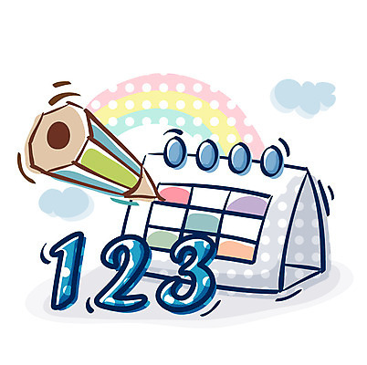 EPS 아이콘 무지개 비즈니스 큐티아이콘 사람없음 숫자 연필 사무용품 달력 계획 2D아이콘 자연요소 문자 컨셉 문구용품 학용품 필기구 파일형식 벡터