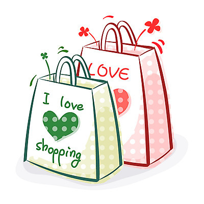 EPS 아이콘 잡화 가방 큐티아이콘 이벤트 사람없음 쇼핑 종이봉투 쇼핑백 2D아이콘 봉투 파일형식 벡터