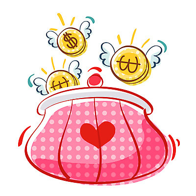 EPS 아이콘 잡화 큐티아이콘 이벤트 사람없음 쇼핑 동전 지갑 동전지갑 2D아이콘 돈 파일형식 벡터