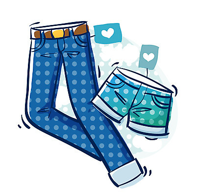 EPS 아이콘 옷 반바지 바지 큐티아이콘 이벤트 사람없음 쇼핑 청바지 2D아이콘 하의 파일형식 벡터