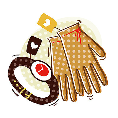 EPS 아이콘 잡화 장갑 큐티아이콘 이벤트 사람없음 쇼핑 벨트 손목시계 2D아이콘 시계 장신구 파일형식 벡터