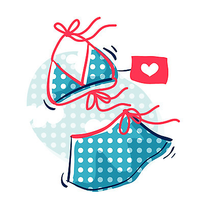 EPS 아이콘 옷 수영복 큐티아이콘 이벤트 사람없음 쇼핑 2D아이콘 파일형식 벡터