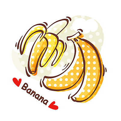 EPS 식물 아이콘 음식 과일 큐티아이콘 바나나 사람없음 농작물 2D아이콘 농업 파일형식 벡터