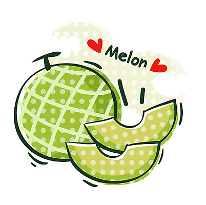 EPS 식물 아이콘 음식 과일 큐티아이콘 사람없음 농작물 멜론 2D아이콘 농업 파일형식 벡터