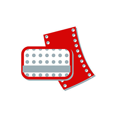 EPS 아이콘 컬러 사람없음 빨간색 금융 픽토그램 신용카드 오브젝트 심플아이콘 결제 영수증 명세서 2D아이콘 경제 파일형식 벡터