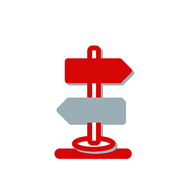 EPS 아이콘 컬러 알림판 사람없음 빨간색 픽토그램 표지판 오브젝트 심플아이콘 방향지시 2D아이콘 방향 파일형식 벡터