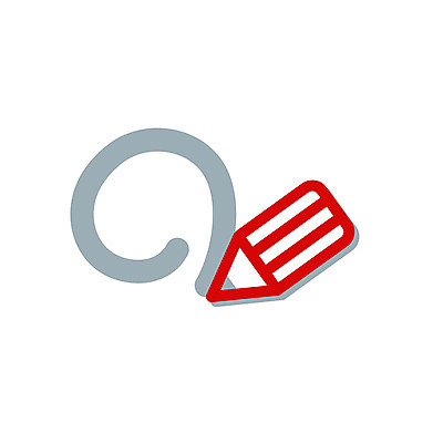 EPS 아이콘 컬러 문구용품 사람없음 빨간색 픽토그램 필기구 연필 원형 심플아이콘 채점 2D아이콘 도형 학용품 오브젝트 성적 파일형식 벡터