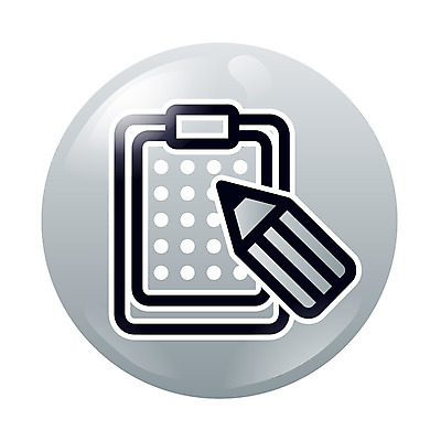 EPS 아이콘 흑백 사람없음 픽토그램 연필 사무용품 메모지 심플아이콘 문서 서류받침 2D아이콘 문구용품 학용품 촬영기법 필기구 받침대 파일형식 벡터