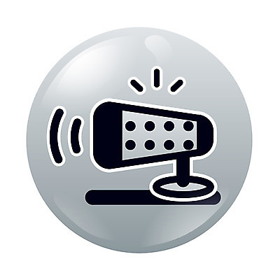 EPS 아이콘 교육 과학 흑백 실험기구 사람없음 픽토그램 스피커 망원경 심플아이콘 관측도구 2D아이콘 음향기기 촬영기법 도구 파일형식 벡터