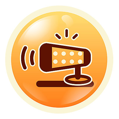 EPS 아이콘 컬러 과학 실험기구 사람없음 픽토그램 주황색 망원경 심플아이콘 관측기구 관측도구 2D아이콘 기구 도구 파일형식 벡터