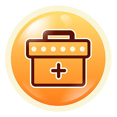 EPS 아이콘 컬러 의학 병원 사람없음 치료 픽토그램 주황색 의료용품 구급상자 심플아이콘 구급약품 약상자 2D아이콘 의료기기 상자 약 파일형식 벡터