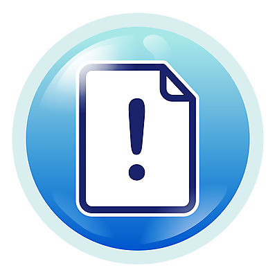 EPS 아이콘 문자 기호 컬러 사람없음 파란색 픽토그램 느낌표 심플아이콘 문서 2D아이콘 파일형식 벡터