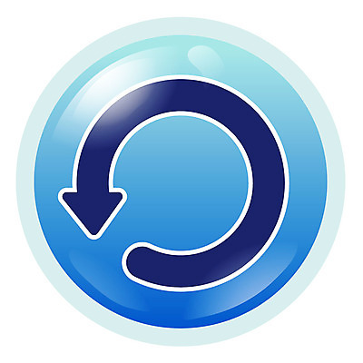 EPS 아이콘 문자 기호 화살표 컬러 사람없음 파란색 픽토그램 왼쪽 심플아이콘 순환 2D아이콘 모션 방향 파일형식 벡터