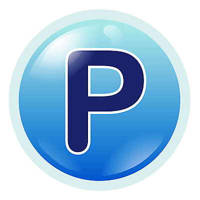 EPS 아이콘 문자 기호 컬러 사람없음 파란색 픽토그램 주차 심플아이콘 주차장 2D아이콘 파일형식 벡터