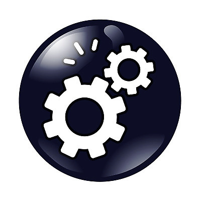 EPS 아이콘 사람없음 픽토그램 검은색 부속품 오브젝트 심플아이콘 톱니바퀴 2D아이콘 컬러 파일형식 벡터