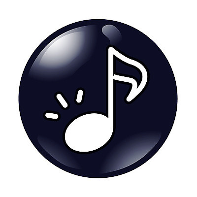 EPS 아이콘 문자 기호 교육 음악 음표 사람없음 픽토그램 검은색 심플아이콘 2D아이콘 컬러 문화예술 파일형식 벡터