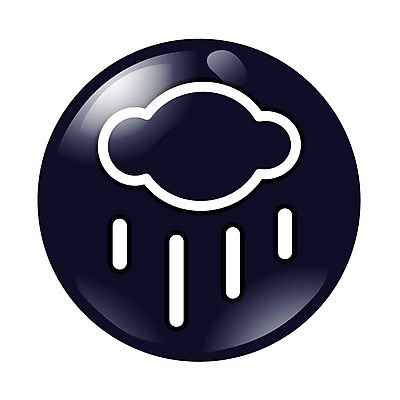 EPS 자연요소 구름 아이콘 날씨 사람없음 픽토그램 검은색 비 빗방울 심플아이콘 2D아이콘 컬러 비_날씨 파일형식 벡터