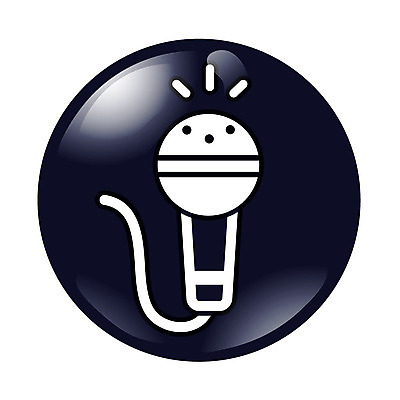 EPS 아이콘 사람없음 픽토그램 검은색 마이크 심플아이콘 2D아이콘 컬러 음향기기 파일형식 벡터