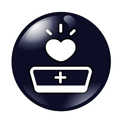 EPS 아이콘 의학 병원 사람없음 치료 픽토그램 하트 의료용품 심플아이콘 간호사모자 2D아이콘 모양 모자_잡화 의료기기 파일형식 벡터