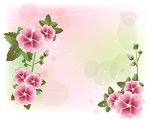 EPS 식물 꽃 백그라운드 꽃백그라운드 일러스트 여름꽃 자연 사람없음 국내일러스트 생태계 파일형식 벡터 여름_계절