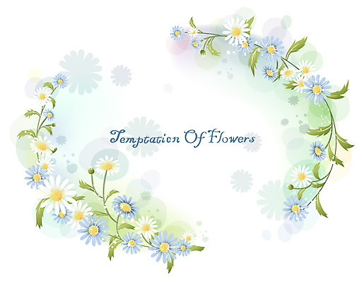 EPS 식물 꽃 백그라운드 꽃백그라운드 일러스트 자연 사람없음 데이지 샤스타데이지 국내일러스트 생태계 파일형식 벡터