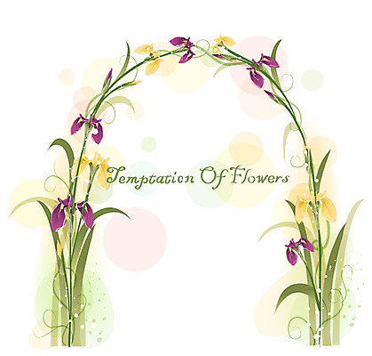 EPS 식물 꽃 백그라운드 꽃백그라운드 일러스트 봄꽃 자연 사람없음 아이리스 붓꽃 국내일러스트 봄 생태계 파일형식 벡터