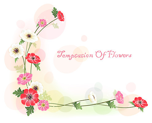 EPS 식물 꽃 백그라운드 꽃백그라운드 일러스트 봄꽃 자연 사람없음 아네모네 국내일러스트 봄 생태계 파일형식 벡터