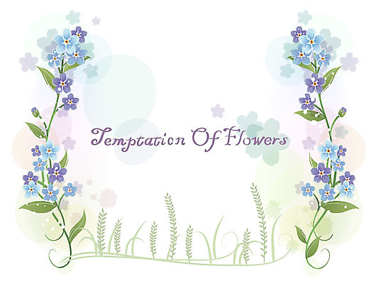 EPS 식물 백그라운드 꽃백그라운드 일러스트 봄꽃 자연 사람없음 물망초 국내일러스트 꽃 봄 생태계 파일형식 벡터