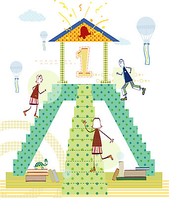 EPS 여자 교육 남자 일러스트 고등학생 고등학교 사람 책 세명 스쿨라이프 계단 종 우승 거북이 노력 십대만 국내일러스트 학생 라이프스타일 학교 파충류 청소년 최고 파일형식 벡터