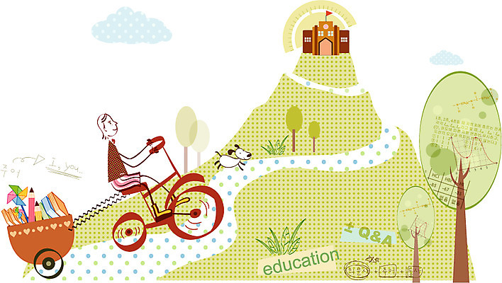 EPS 주간 나무 여자 교육 일러스트 학교 청소년 고등학생 고등학교 한명 사람 야외 10대 책 스쿨라이프 자전거 수레 강아지 등교 여자만 여자한명만 십대만 십대여자만 십대여자한명만 국내일러스트 자연요소 식물 1 학생 라이프스타일 반려동물 바이크 카트 개 등하교 파일형식 벡터